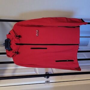 Clique Leinenkugel's Men's Bold Red Performance Jacket..New Without Tag